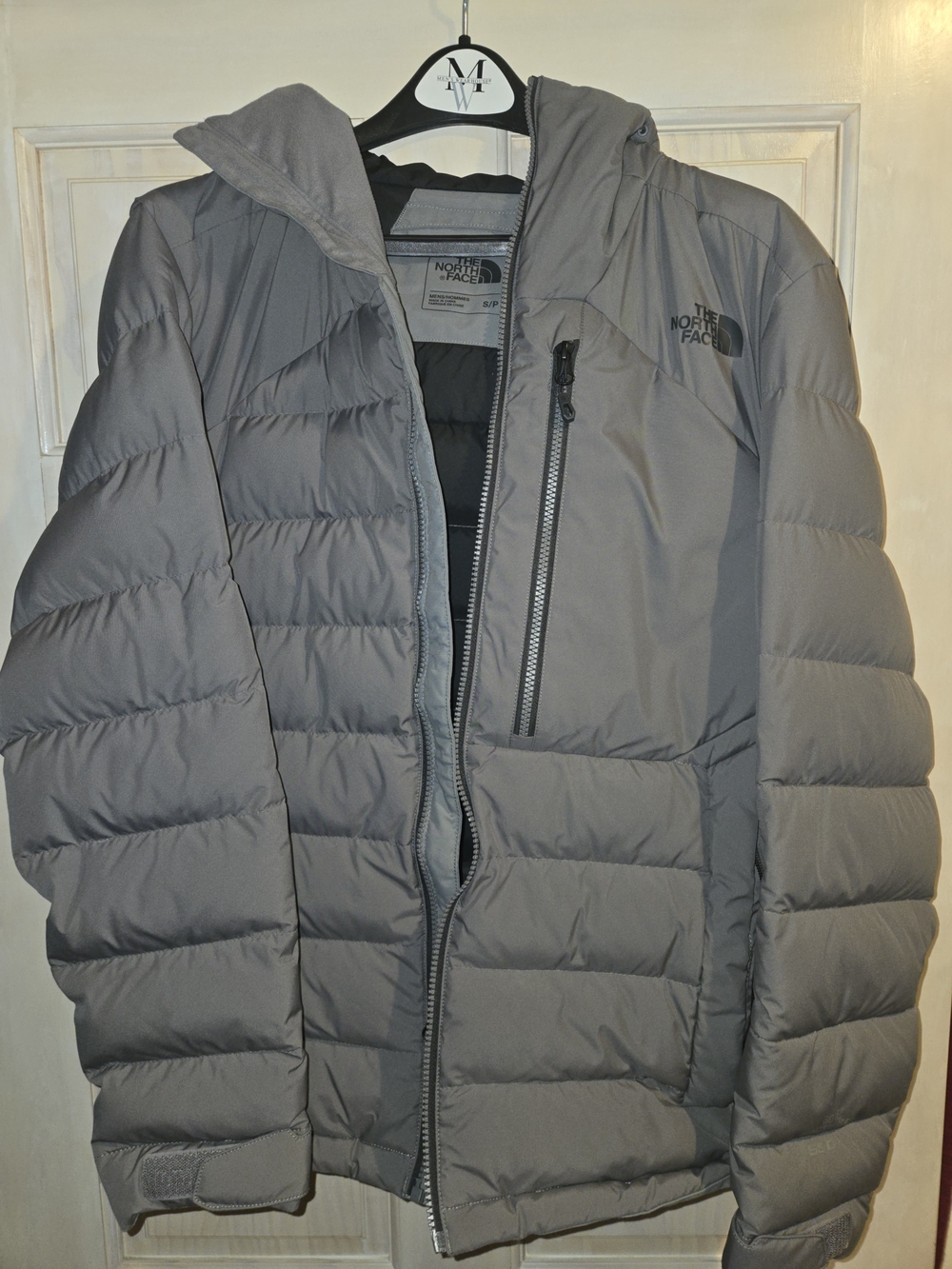 The North Face Men's Gray Hooded Puffer Jacket